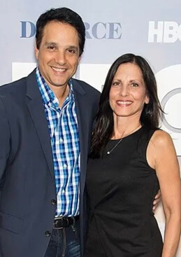 Ralph Macchio with his wife.